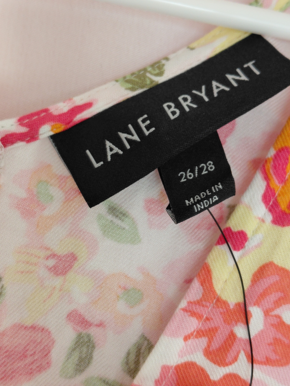 Lane Bryant Women's Plus Size 26/28 Floral V-Neck Blouse  Dolman Sleeve - Picture 8 of 11